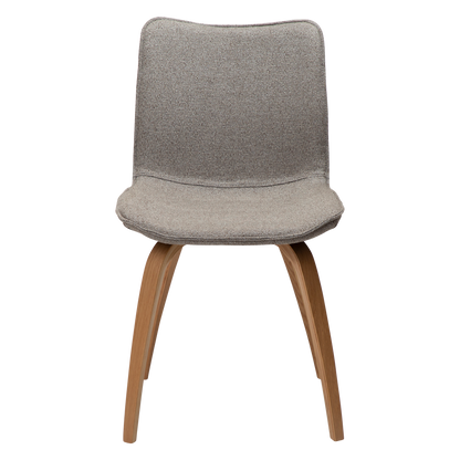 Stuhl Genip Taupe / Eiche (2er-Set)