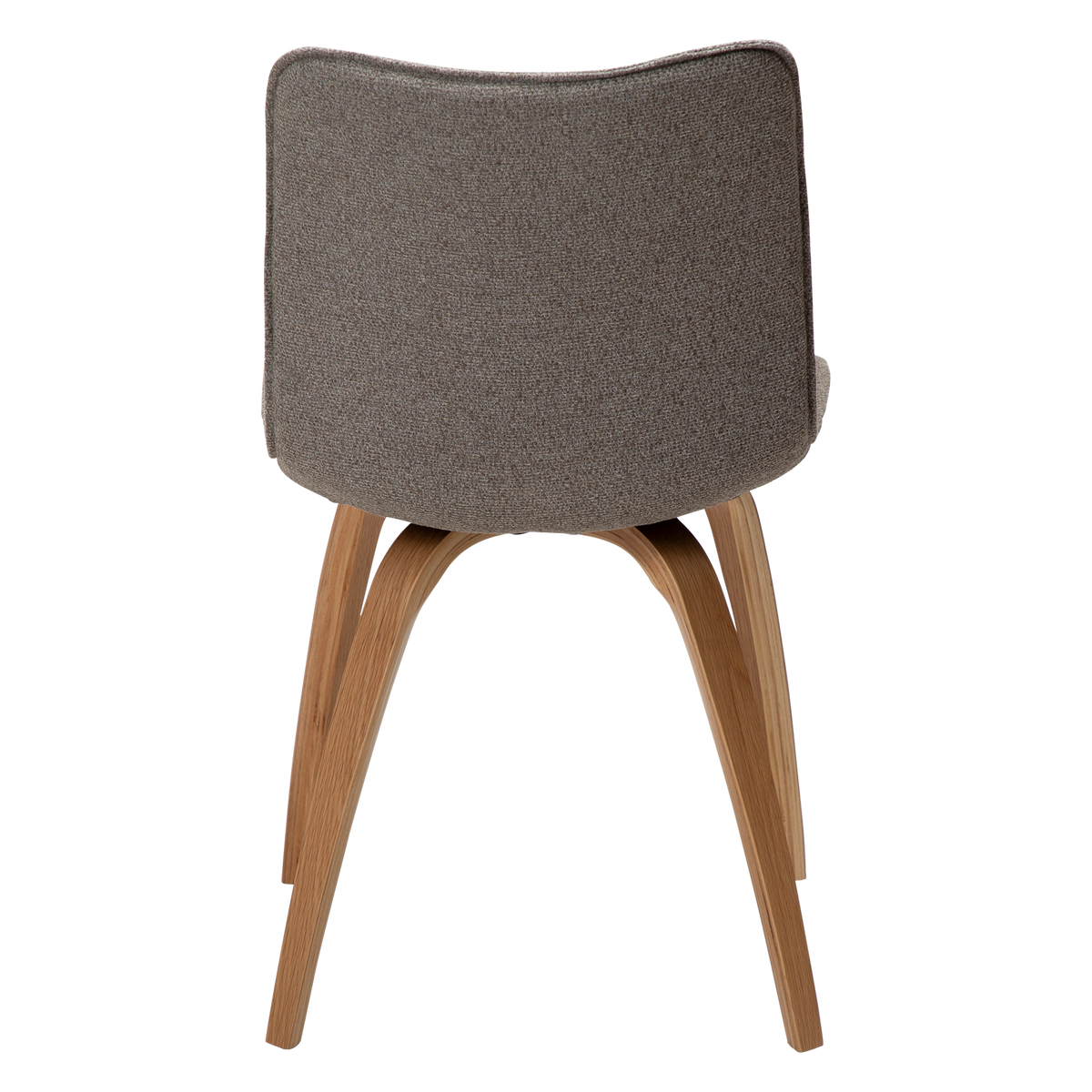 Stuhl Genip Taupe / Eiche (2er-Set)