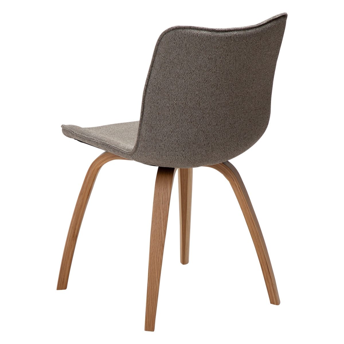 Stuhl Genip Taupe / Eiche (2er-Set)
