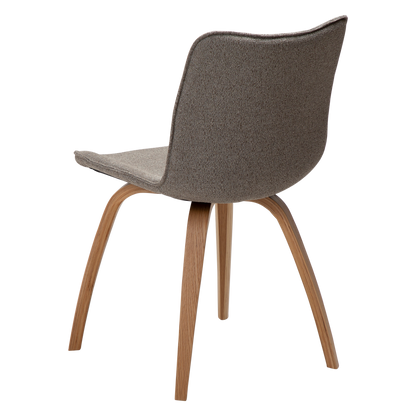 Stuhl Genip Taupe / Eiche (2er-Set)