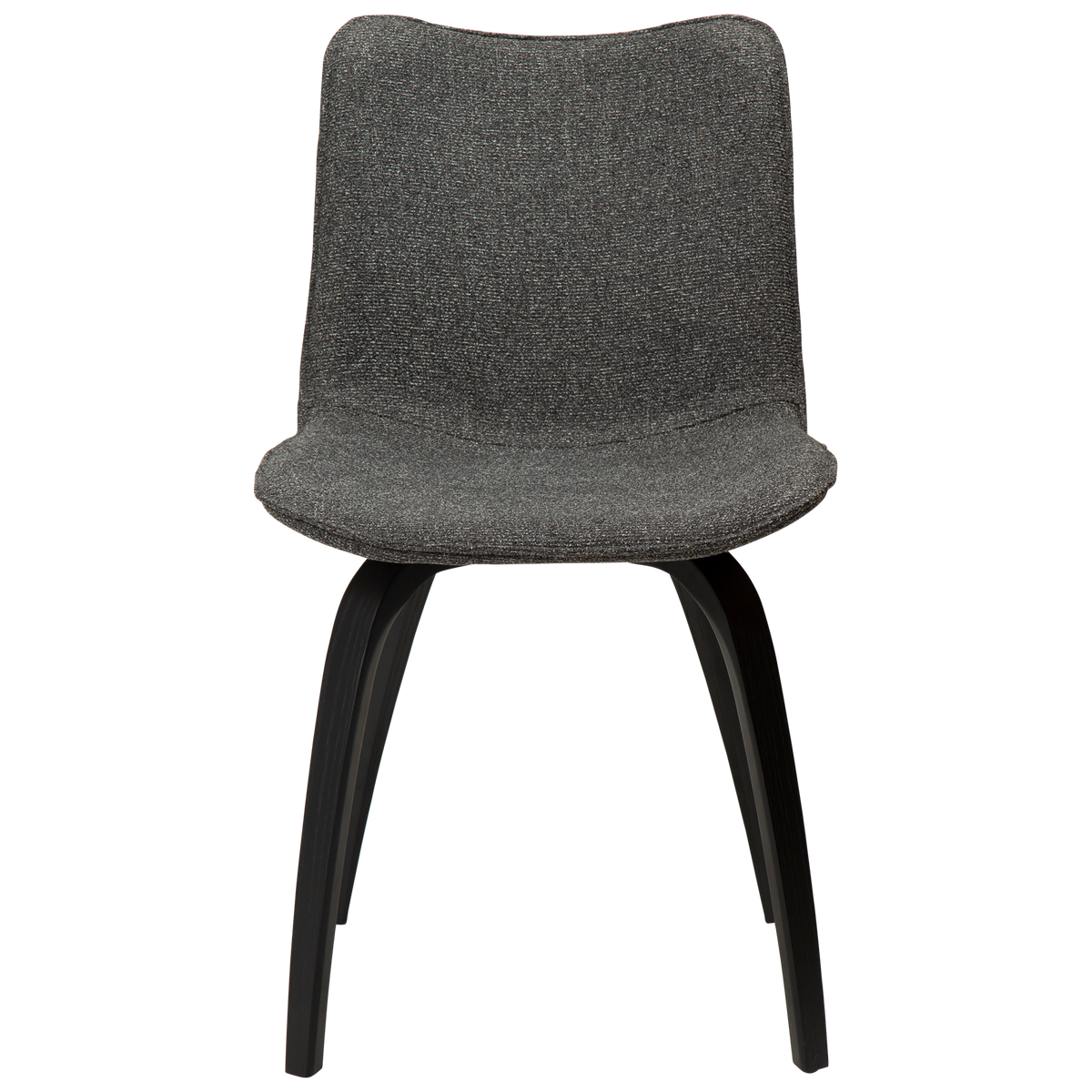Stuhl Genip Kieselgrau / Esche schwarz (2er-Set)