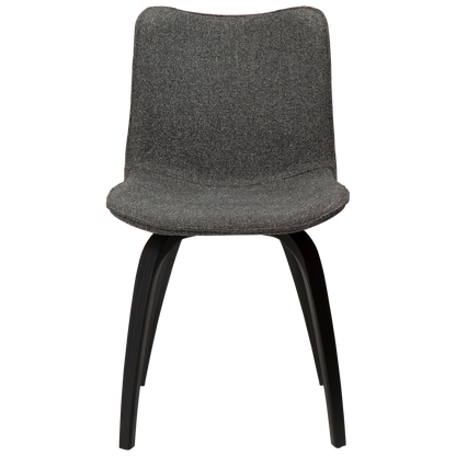 Stuhl Genip Kieselgrau / Esche schwarz (2er-Set)