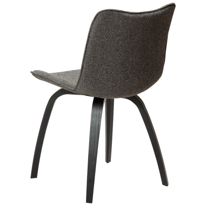 Stuhl Genip Kieselgrau / Esche schwarz (2er-Set)