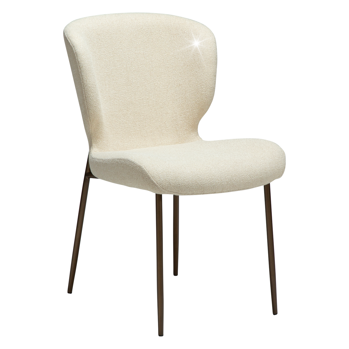 Stuhl Guai Mandelbeige schimmernd (2er-Set)