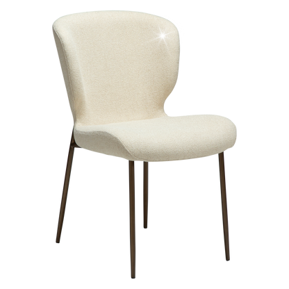 Stuhl Guai Mandelbeige schimmernd (2er-Set)