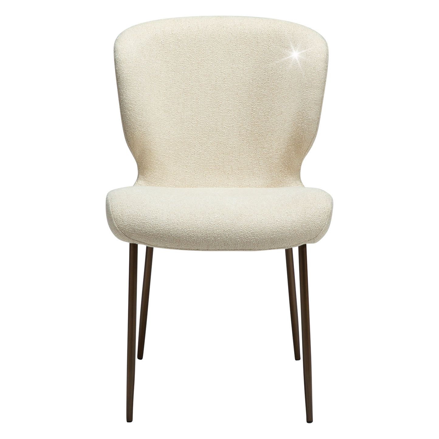 Stuhl Guai Mandelbeige schimmernd (2er-Set)