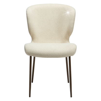 Stuhl Guai Mandelbeige schimmernd (2er-Set)