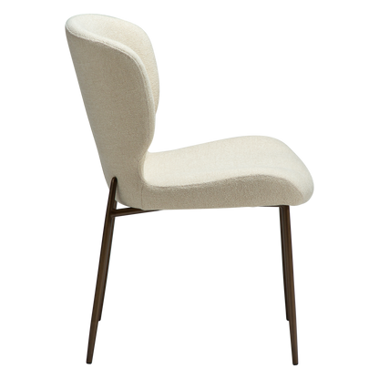 Stuhl Guai Mandelbeige schimmernd (2er-Set)