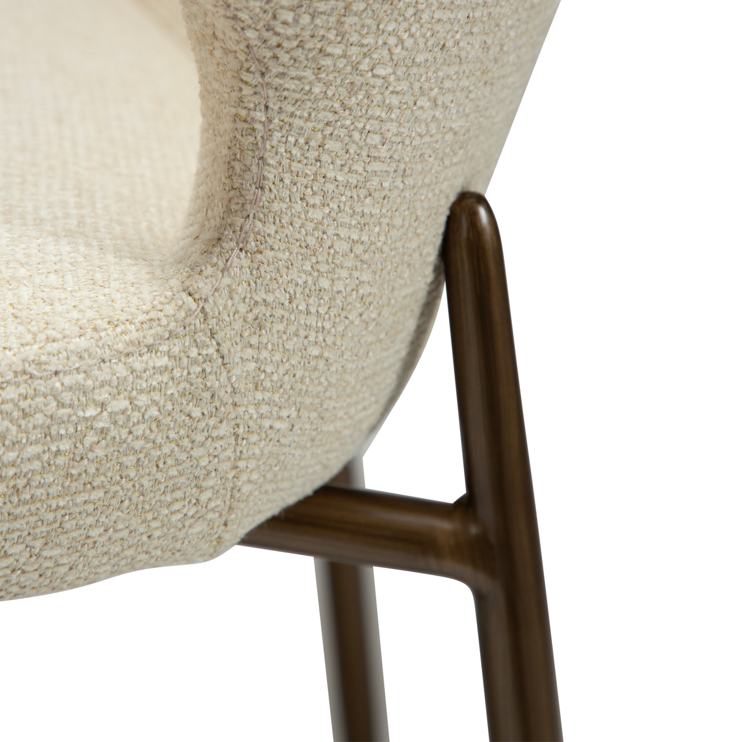Stuhl Guai Mandelbeige schimmernd (2er-Set)