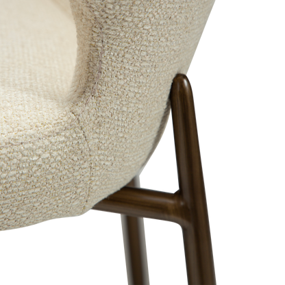 Stuhl Guai Mandelbeige schimmernd (2er-Set)