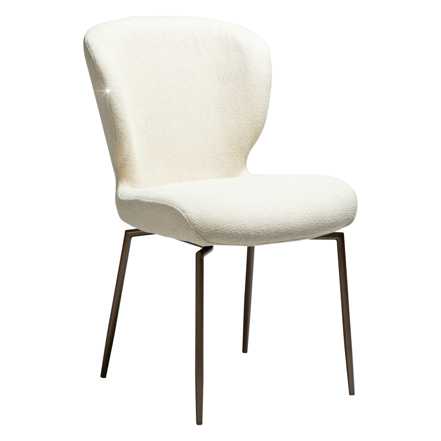 Stuhl Guai Mandelbeige schimmernd schwenkbar (2er-Set)