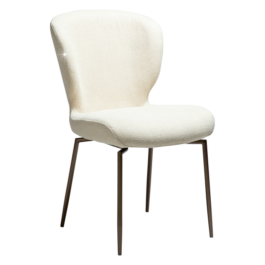 Stuhl Guai Mandelbeige schimmernd schwenkbar (2er-Set)