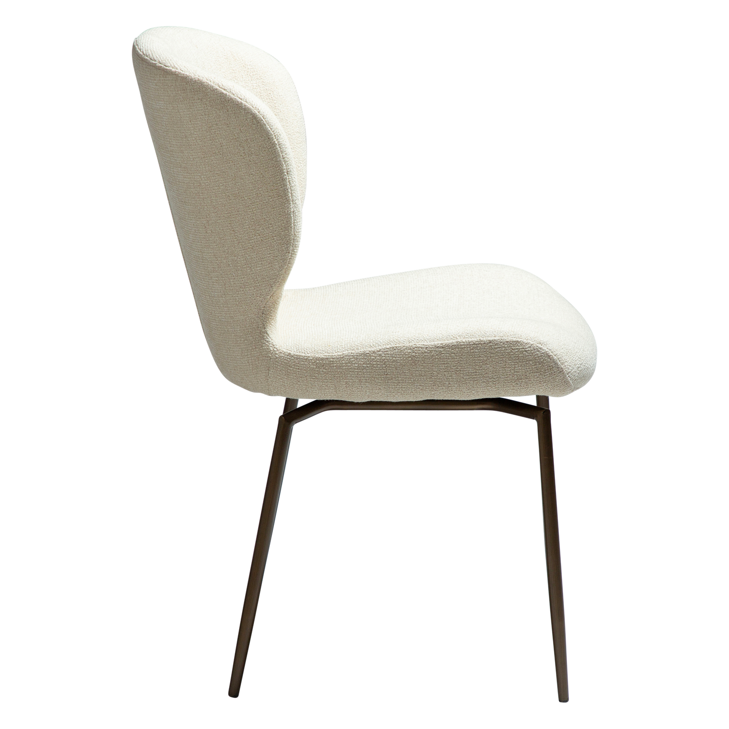 Stuhl Guai Mandelbeige schimmernd schwenkbar (2er-Set)
