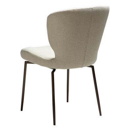 Stuhl Guai Mandelbeige schimmernd schwenkbar (2er-Set)
