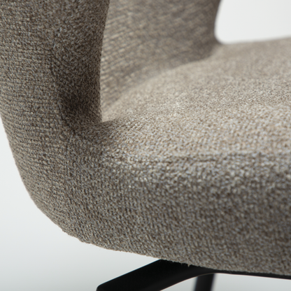 Stuhl Guai Taupe schwenkbar (2er-Set)
