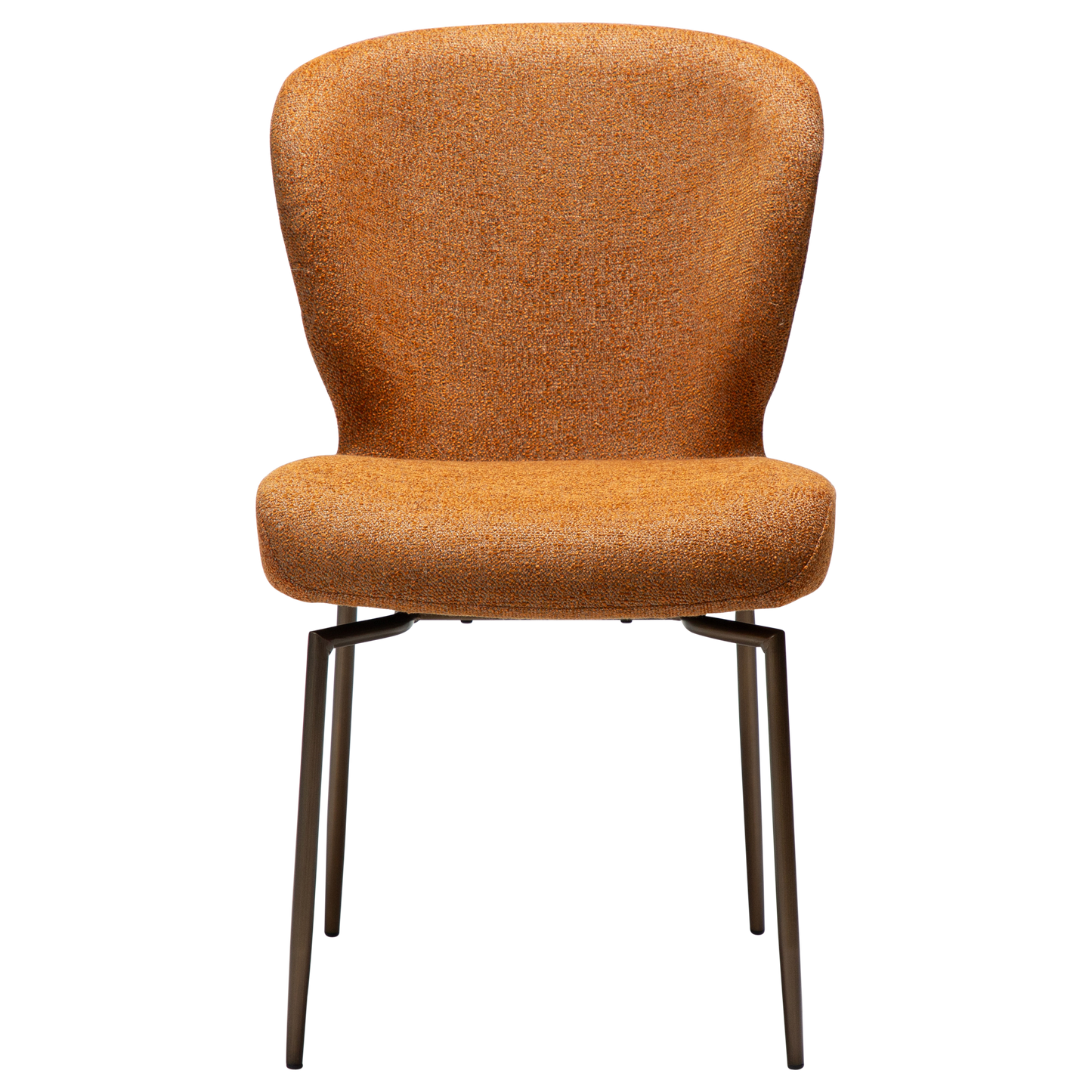 Stuhl Guai Rostorange schwenkbar (2er-Set)