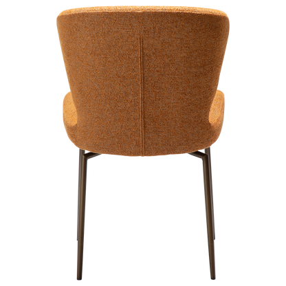 Stuhl Guai Rostorange schwenkbar (2er-Set)