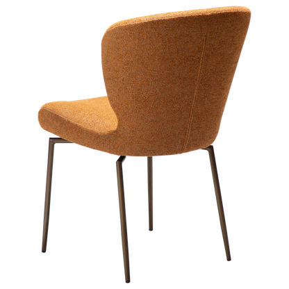 Stuhl Guai Rostorange schwenkbar (2er-Set)