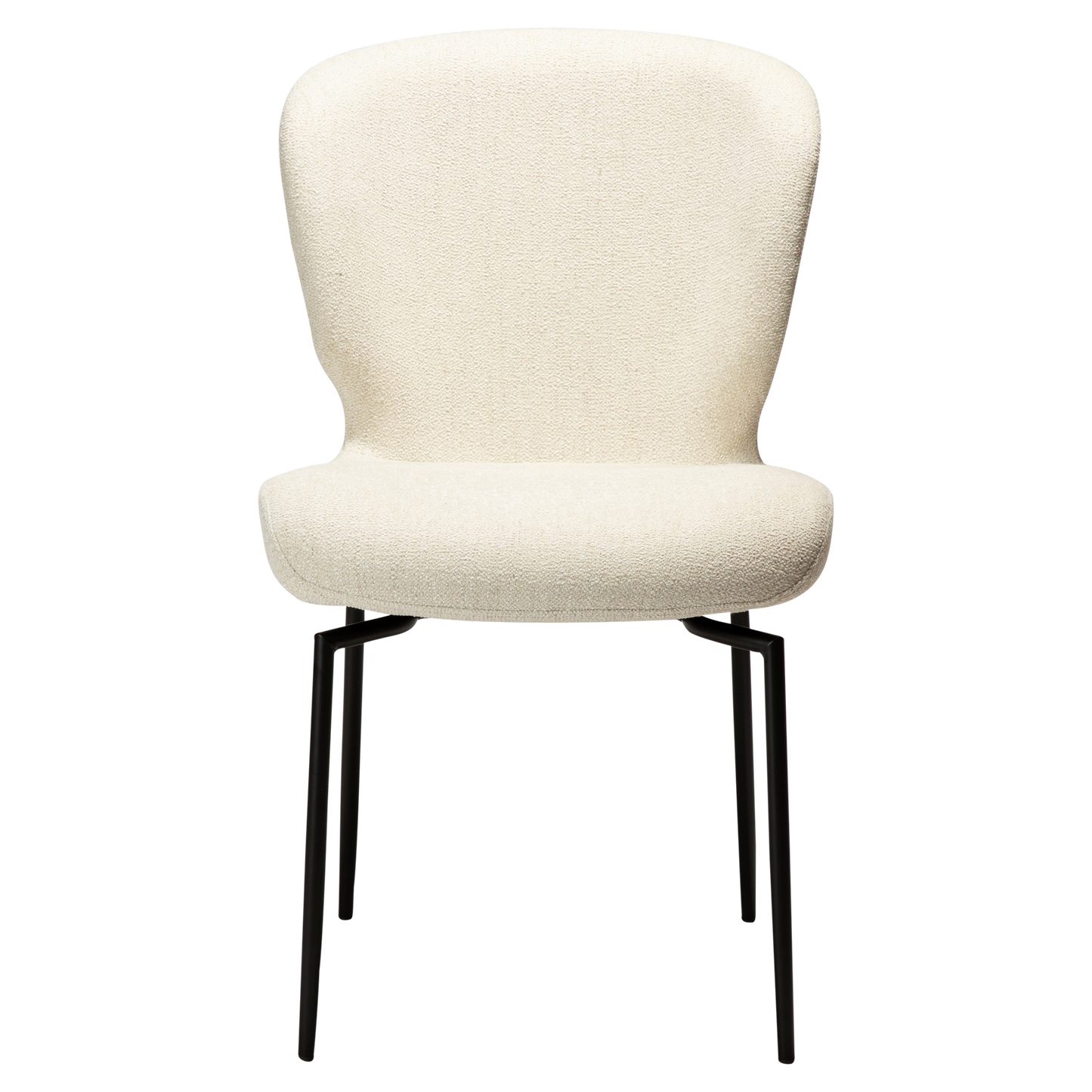 Stuhl Guai Creme / schwarz schwenkbar (2er-Set)