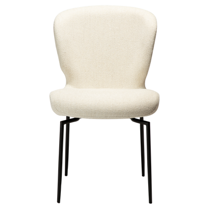 Stuhl Guai Creme / schwarz schwenkbar (2er-Set)