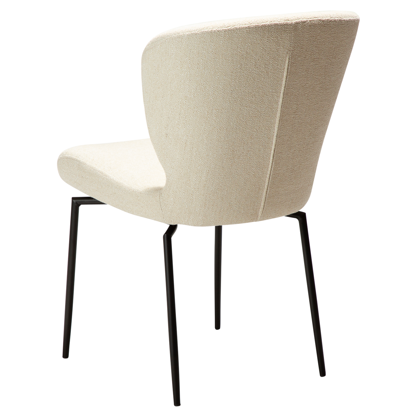 Stuhl Guai Creme / schwarz schwenkbar (2er-Set)
