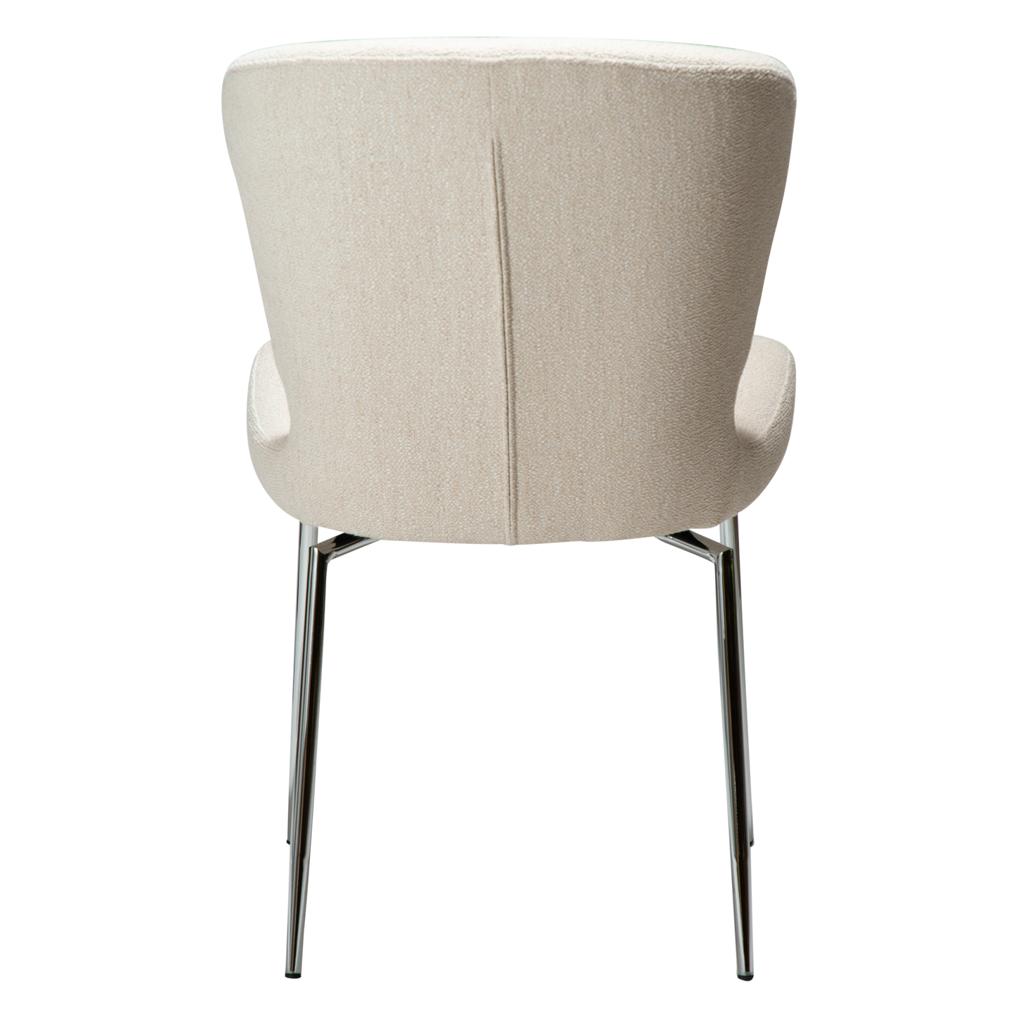 Stuhl Guai Creme / chrom schwenkbar (2er-Set)