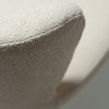Stuhl Guai Creme / chrom schwenkbar (2er-Set)