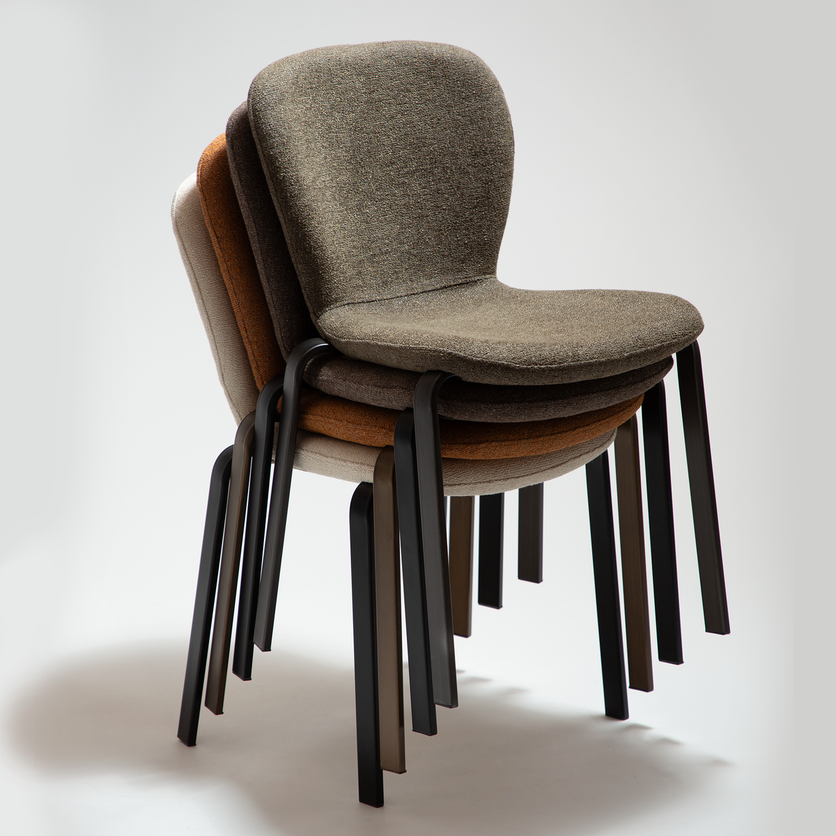 Stuhl Hopea Dunkeloliv (2er-Set)