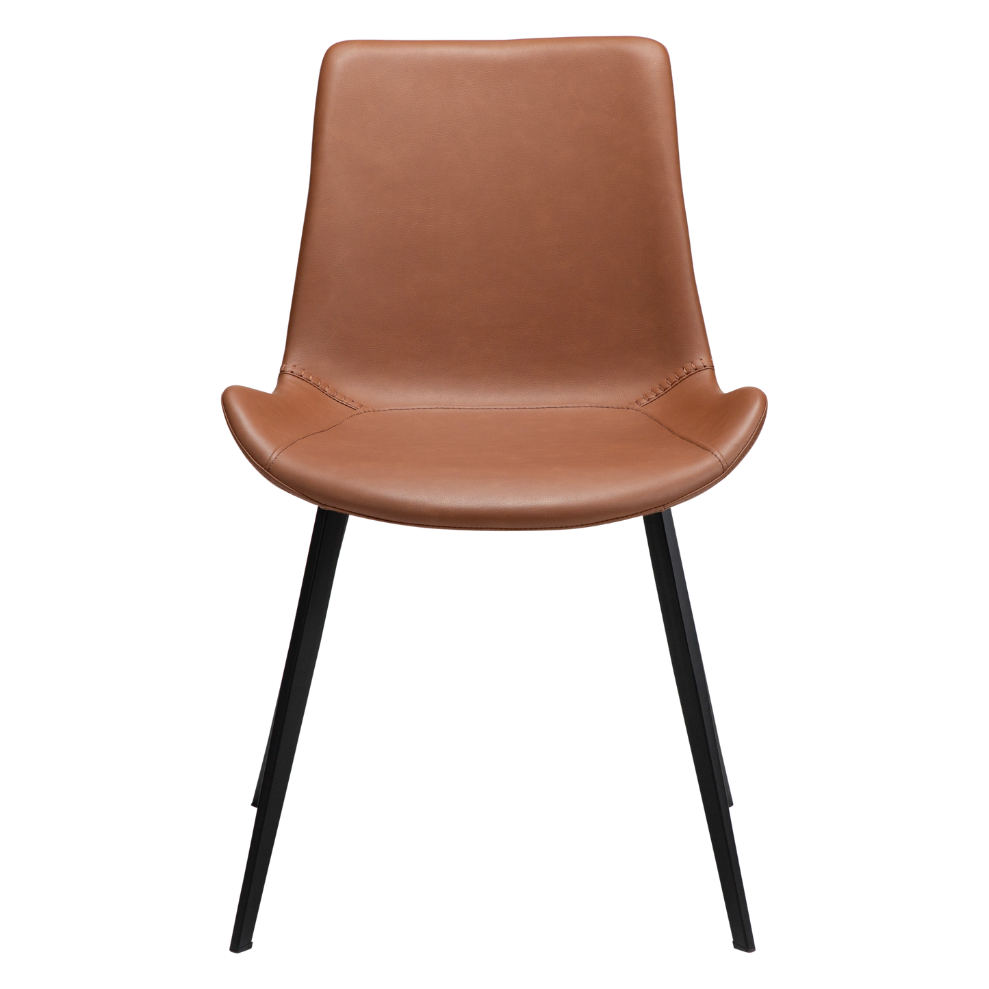 Stuhl Hura Kunstleder Cognac (2er-Set)