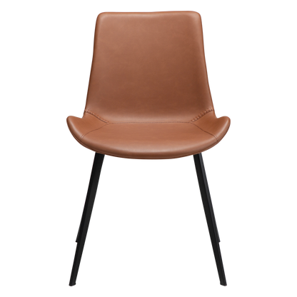 Stuhl Hura Kunstleder Cognac (2er-Set)