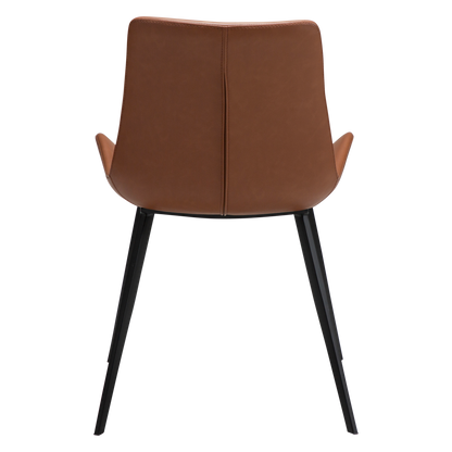 Stuhl Hura Kunstleder Cognac (2er-Set)