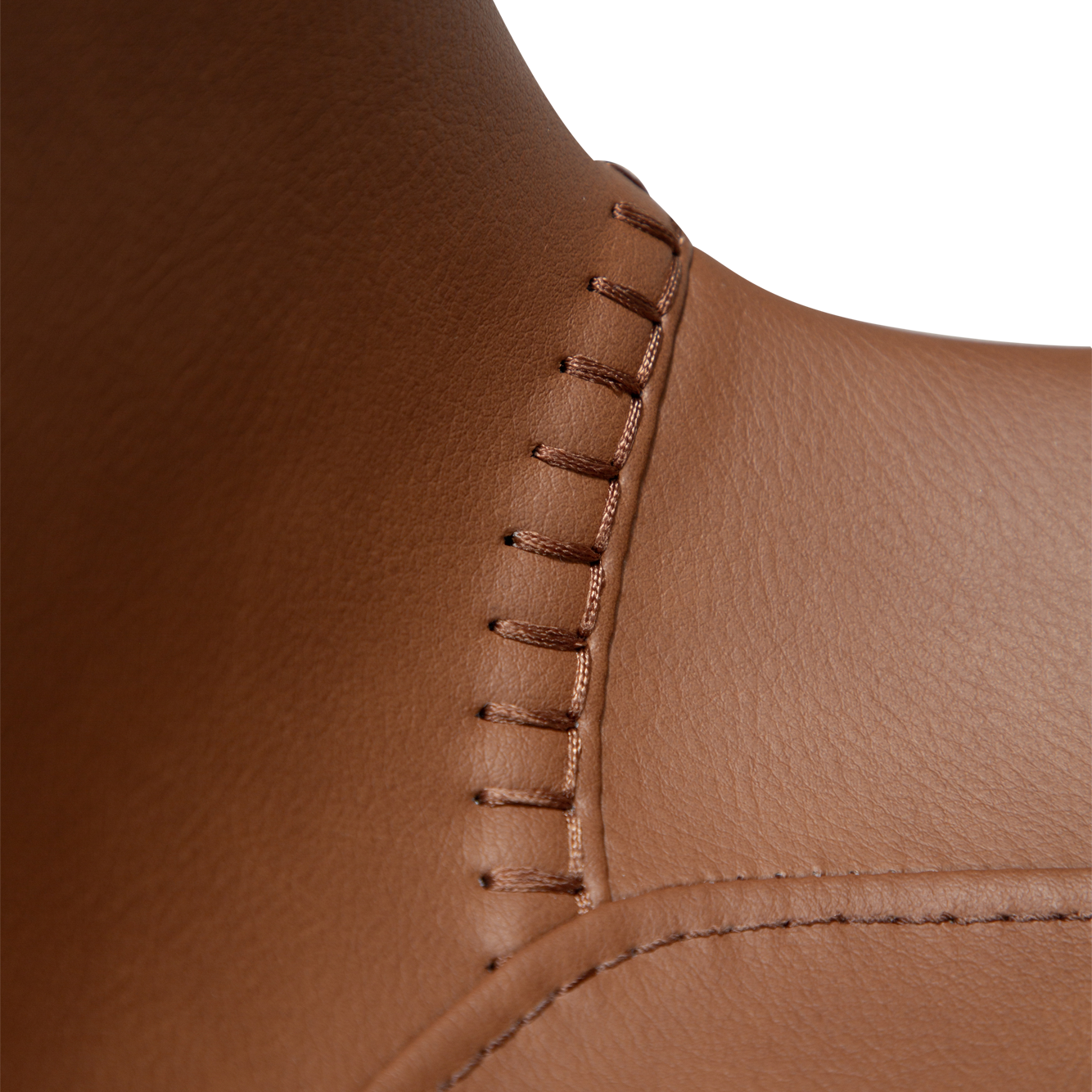 Stuhl Hura Kunstleder Cognac (2er-Set)