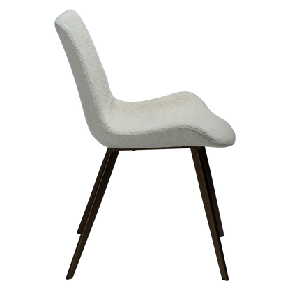 Stuhl Hura Sand / messing (2er-Set)