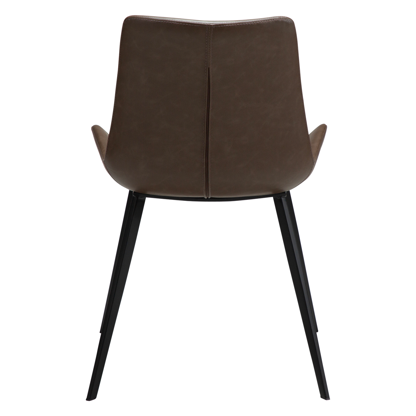 Stuhl Hura Kunstleder Mokkabraun (2er-Set)