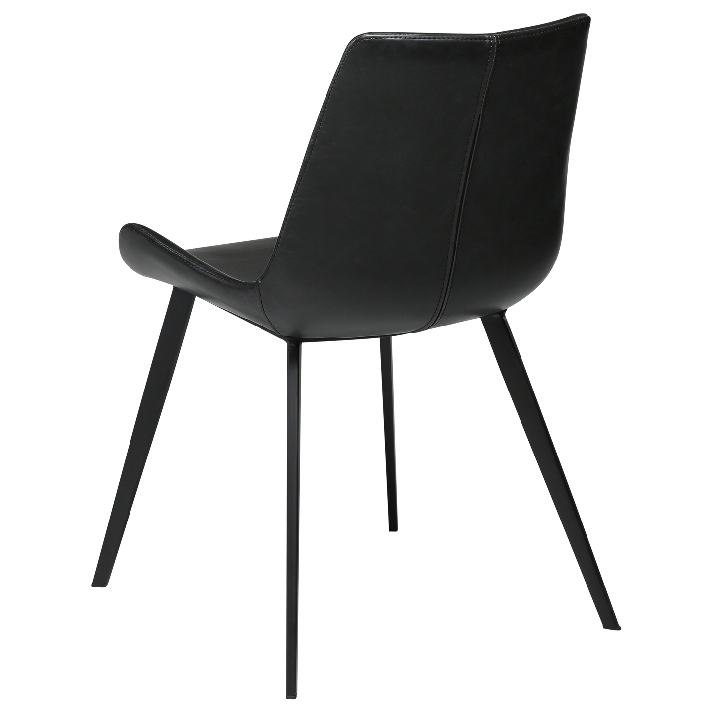 Stuhl Hura Kunstleder Vintage Schwarz (2er-Set)