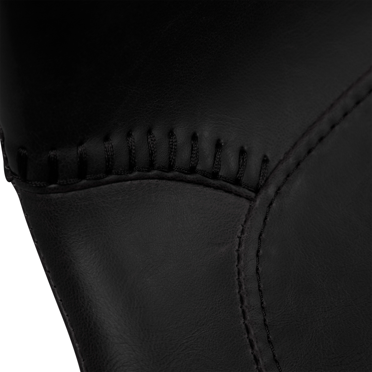 Stuhl Morus Kunstleder Vintage Schwarz (2er-Set)
