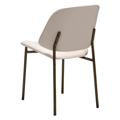 Stuhl Olea Kunstleder Puderrosa (2er-Set)
