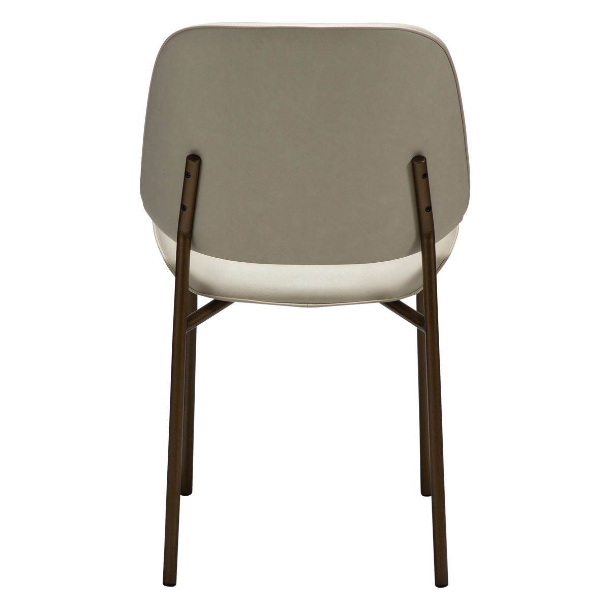 Stuhl Olea Kunstleder Mandelbeige (2er-Set)