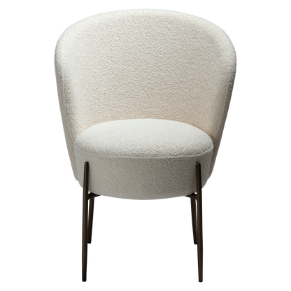 Esszimmerstuhl Bouclé Beige