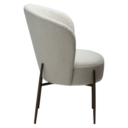 Esszimmerstuhl Bouclé Beige