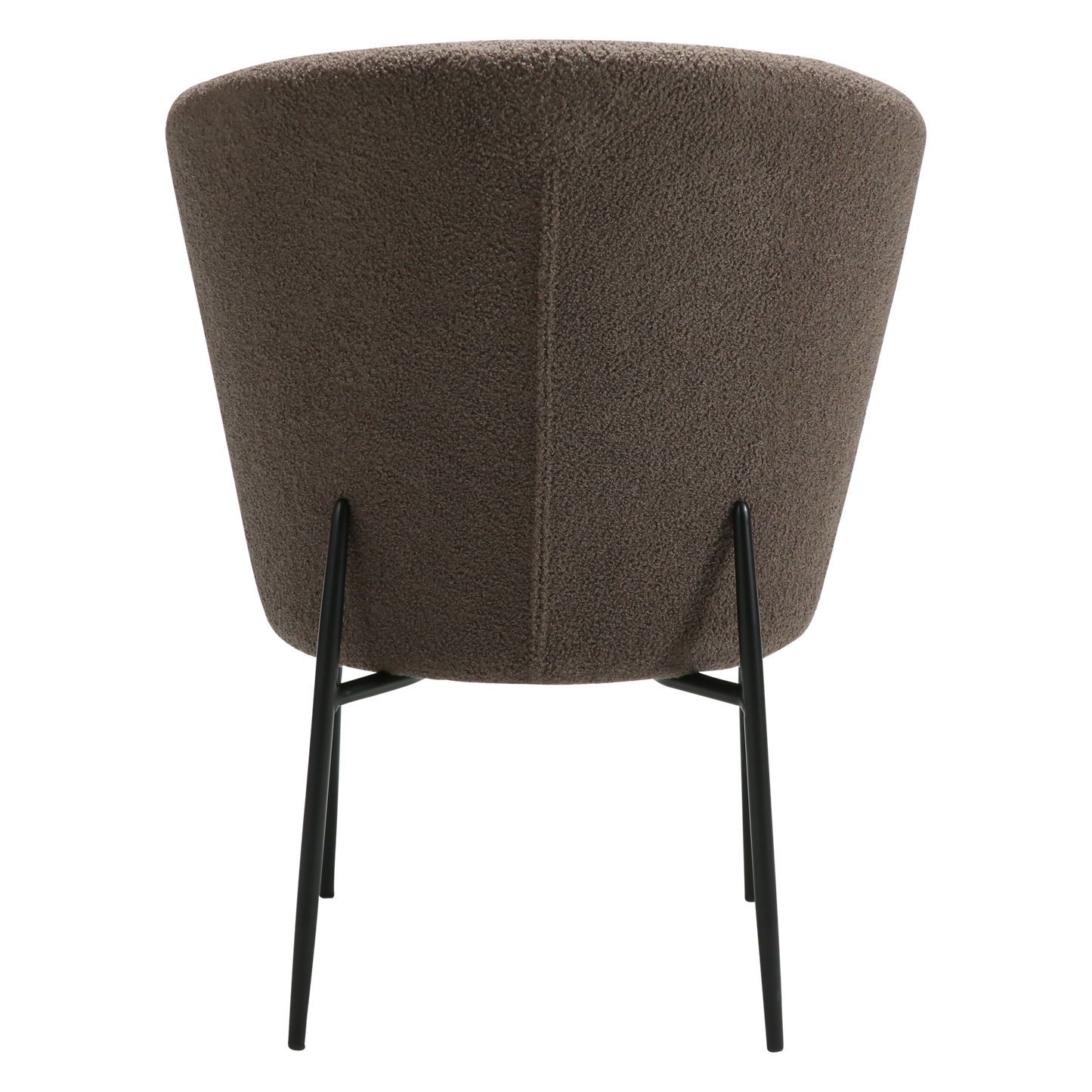 Esszimmerstuhl Bouclé Braun