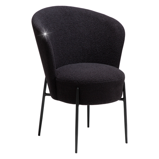 Stuhl Ofram Obsidian schimmernd (2er-Set)