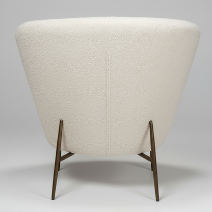Eleganter Wohnsessel Bouclé Dove