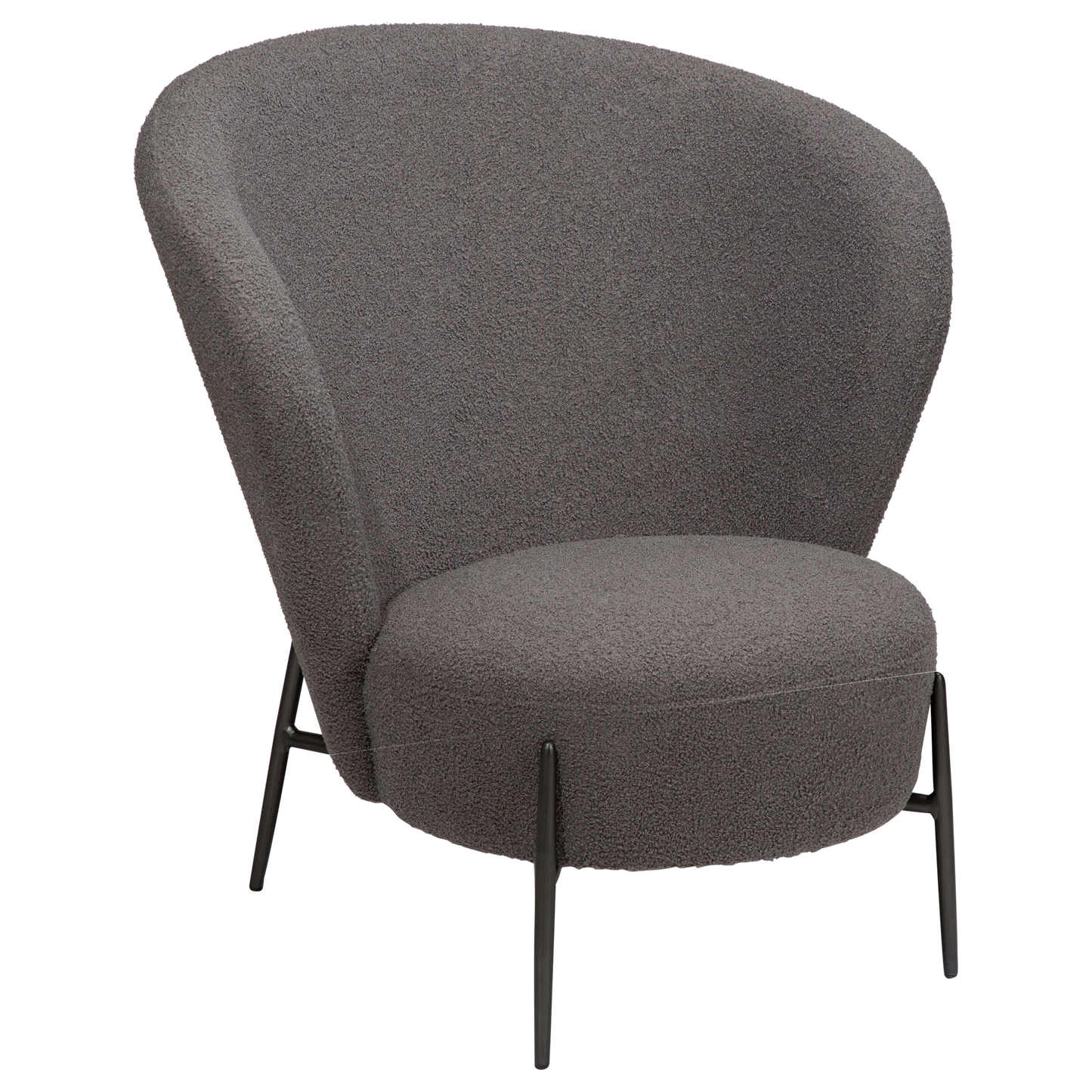 Eleganter Wohnsessel Bouclé Stone