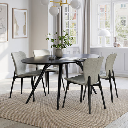 Stuhl Picea Kieselgrau (2er-Set)