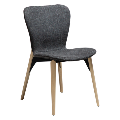 Stuhl Picea Tiefschwarz (2er-Set)