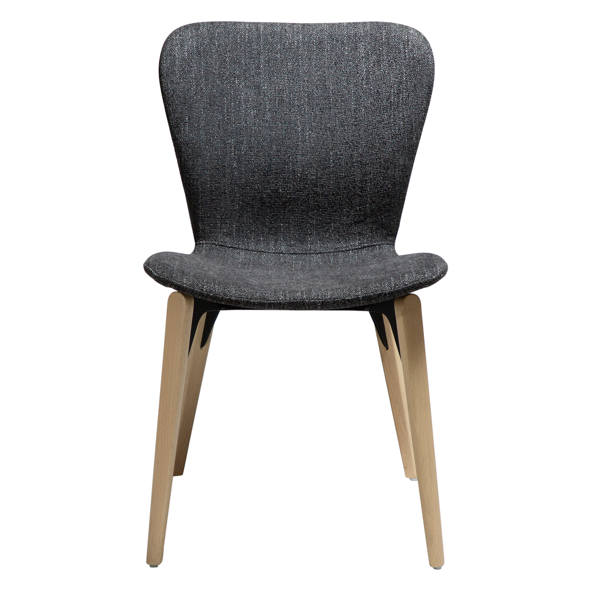 Stuhl Picea Tiefschwarz (2er-Set)