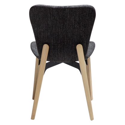 Stuhl Picea Tiefschwarz (2er-Set)