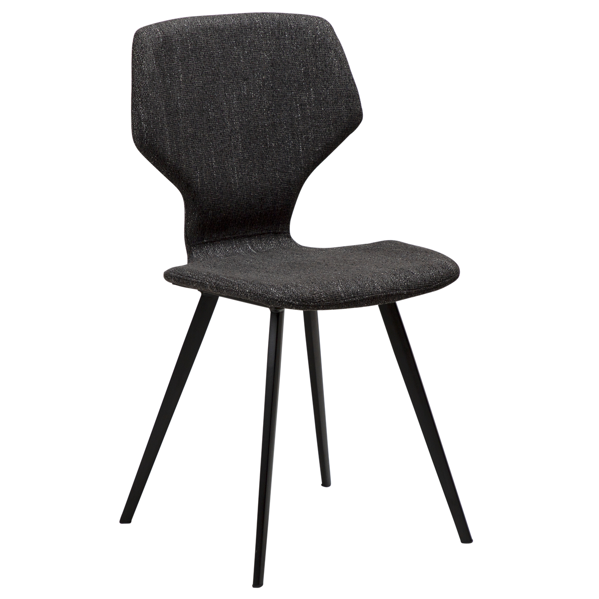 Stuhl Sabal Tiefschwarz (2er-Set)