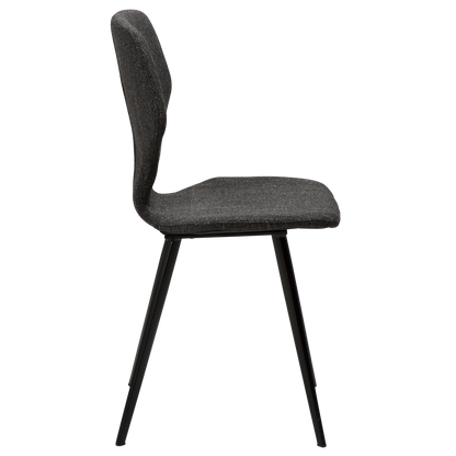 Stuhl Sabal Tiefschwarz (2er-Set)